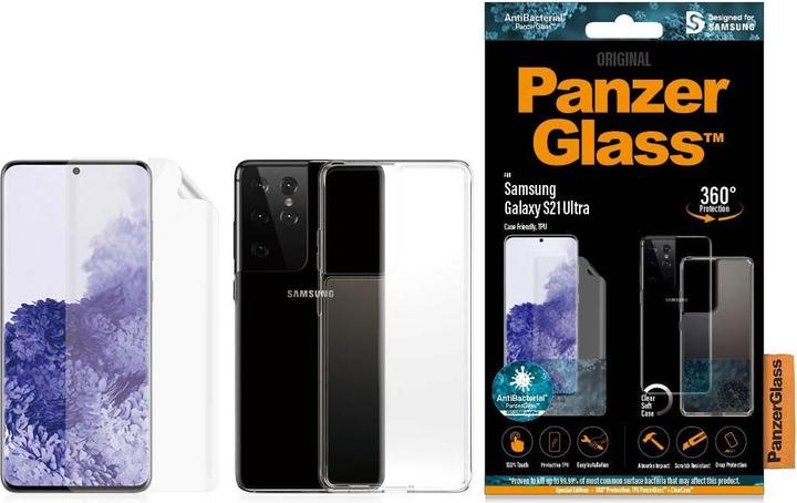 PanzerGlass 360° Protection - Glas + Hülle (1 Stück, Samsung Galaxy S21 Ultra)