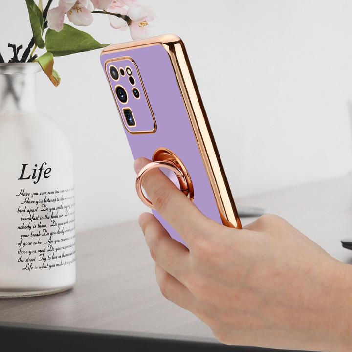Image du produit Cadorabo Etui pour Samsung Galaxy S20 ULTRA en TPU avec protection de l'appareil photo et anneau LM089 Style (Samsung Galaxy S20 Ultra)