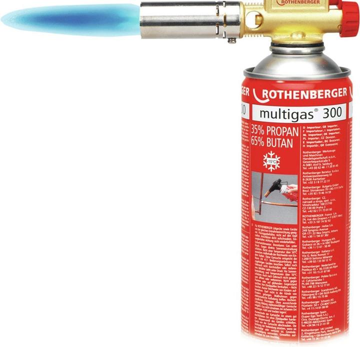 Rothenberger Brûleur EASY FIRE avec gaz MULTIGAS300