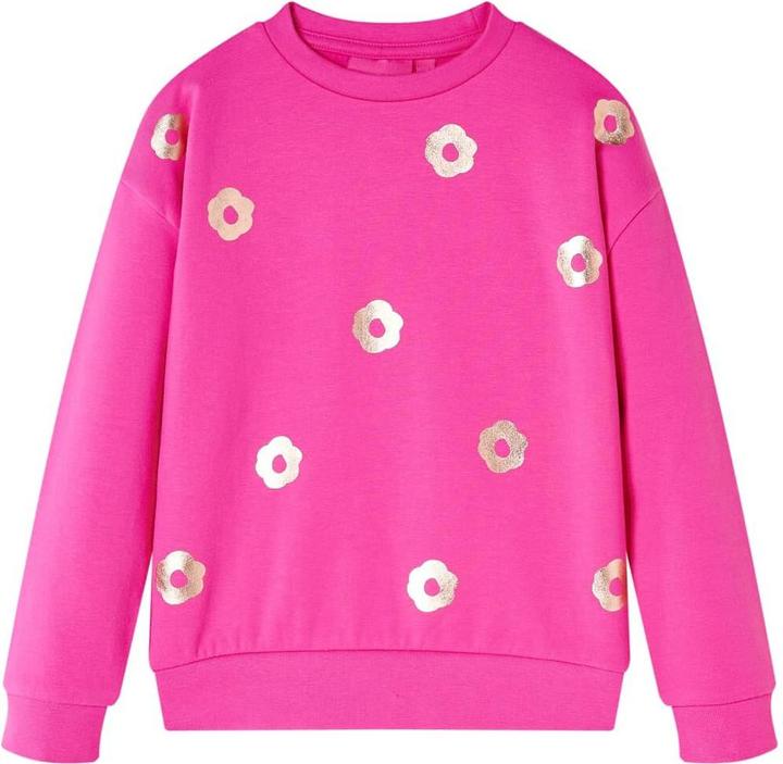 Produktbild VidaXL Kinder-Sweatshirt Dunkelrosa 116,Material: 95 % Baumwolle. 5 (116)