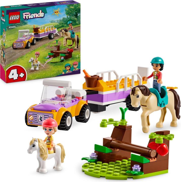 Image du produit LEGO 42634 Remorque pour chevaux et poneys (42634, LEGO Friends)
