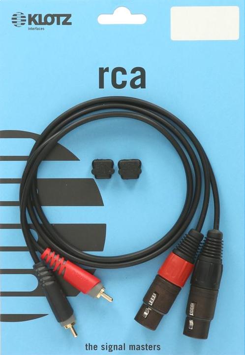 Produktbild Klotz Kabel AT-CF0100 Cinch-XLR (f) 1m (1 m, XLR)