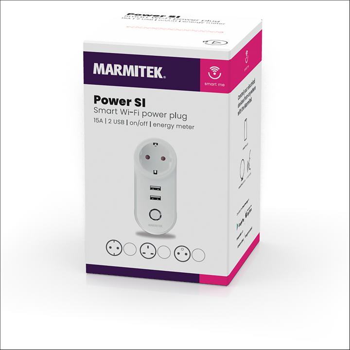 Immagine prodotto Marmitek POWER SI Smart Wi-Fi power plug 15A 2xUSB