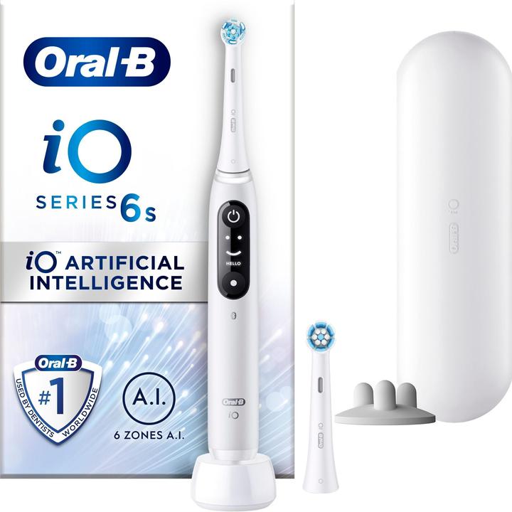 Actual product image Oral-B iO 6 Adult Vibrating Toothbrush White (Oscillating toothbrush)