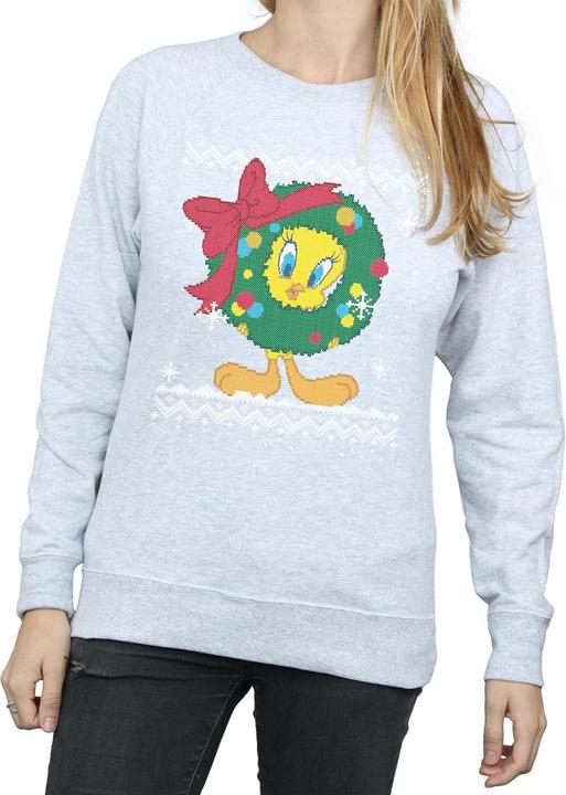 Immagine prodotto Looney Tunes Tweety Pie Christmas Fair Isle Felpa Donna (S)