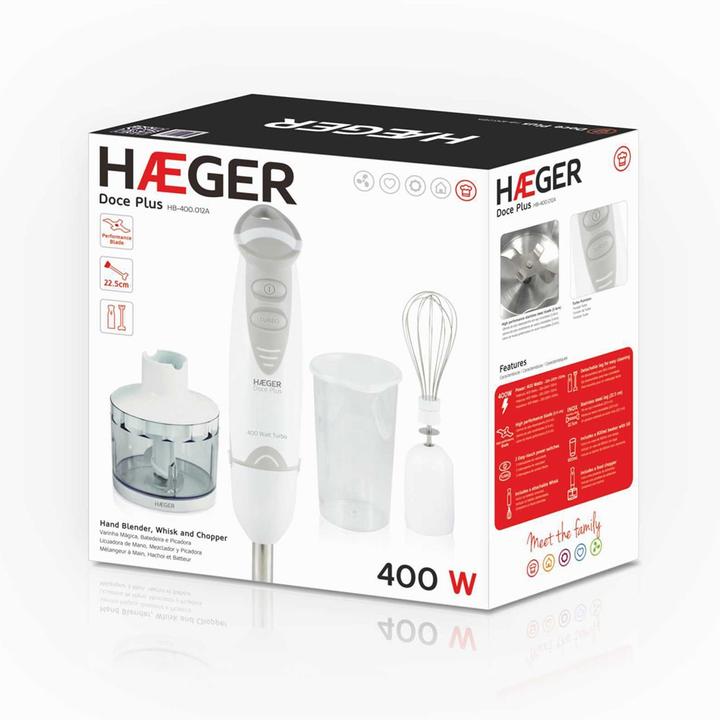 Actual product image Haeger Hand Blender DOCE PLUS