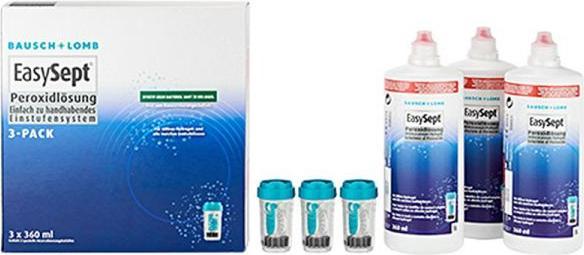 Actual product image Bausch + Lomb EasySept 3Pack (Peroxide system, 1080 ml)