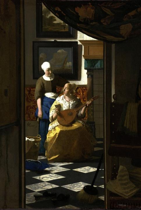 Image du produit Grafika Kids Vermeer Johannes : La lettre d'amour, 1669-1670 (12 pièces)