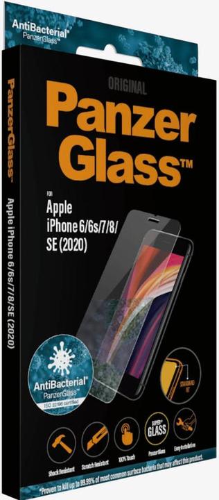 Actual product image PanzerGlass standard fit (1 Piece, Apple iPhone 6, Apple iPhone 6s, Apple iPhone 7, Apple iPhone 8, Apple iPhone SE (2nd Gen), Apple iPhone SE (3rd Gen))