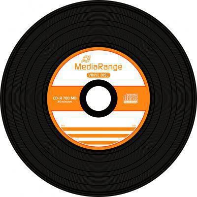 Image du produit MediaRange CD-R 52x Black Vinyl cake (50) (50 x)