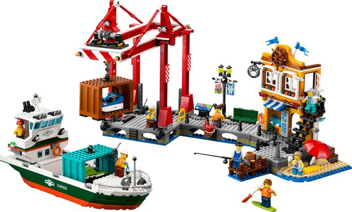 Immagine prodotto LEGO 60422 Porto con nave da carico (60422, LEGO City)
