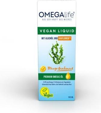 Actual product image Omega-Life Vegan Liquid (1 Piece, Liquid, 186 g)
