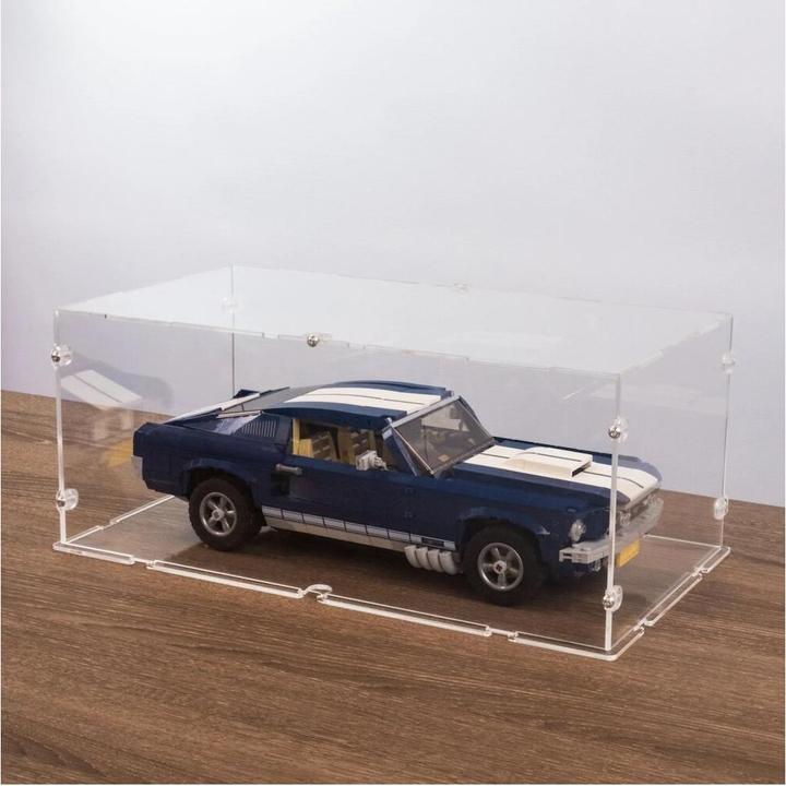 Image du produit iDisplayit Présentoir en acrylique pour LEGO® 10265 Ford Mustang (avec fond transparent, empilable)