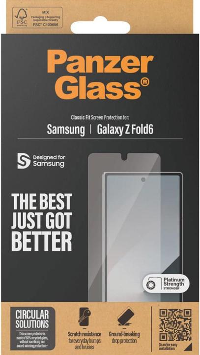 Image du produit PanzerGlass Classic Fit (1 pièce(s), Samsung Galaxy Z Fold6)