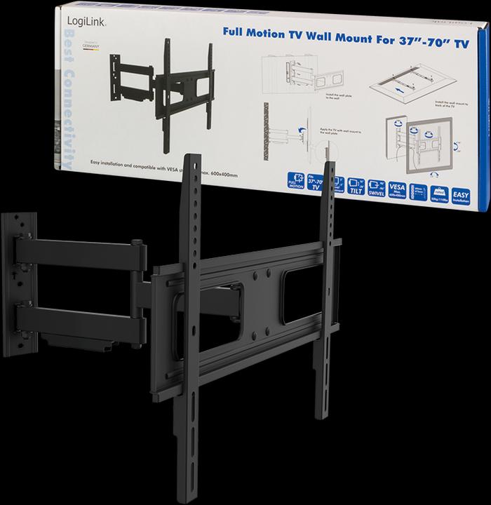 Produktbild LogiLink TV Wandhalterung (Wand, 70", 50 kg)