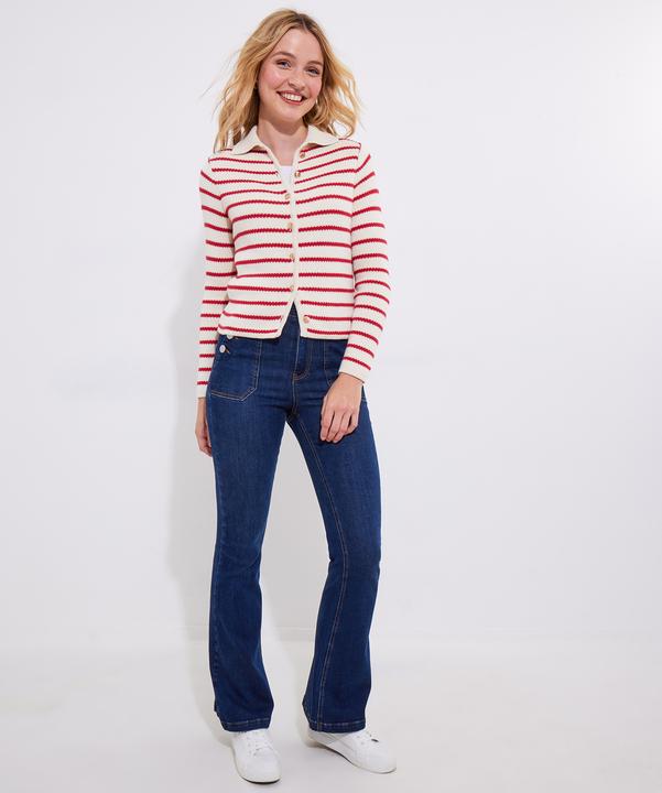 Actual product image Joe Browns Striped Collared Cardigan (38)