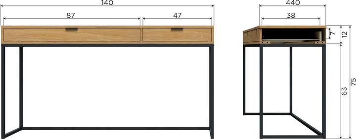 Productafbeelding Woood Silas (74 x 140 x 44 cm)