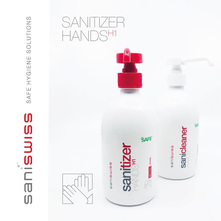 Actual product image Saniswiss Sanitizer Hands H1 (500 ml)
