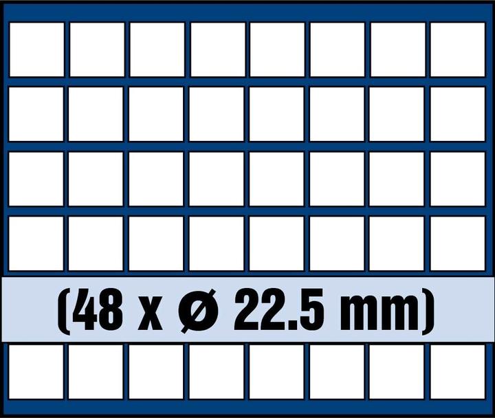 Immagine prodotto Safe Tableau per 48 monete fino a 22,5 mm Ø