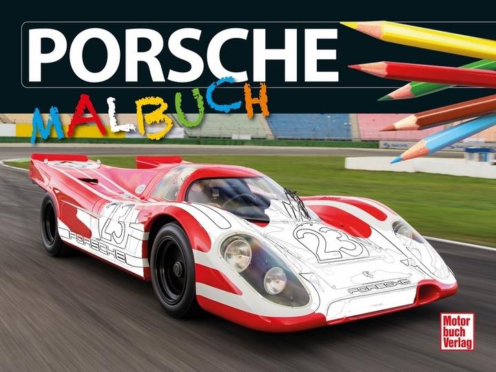 Image du produit Livre à colorier Porsche