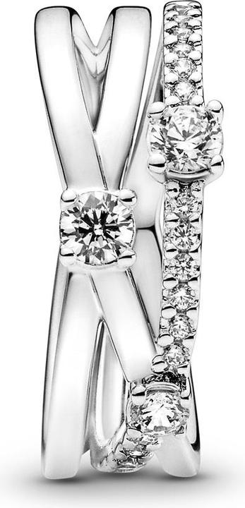 Produktbild Pandora Funkelnder Dreifach Ring (60, 925 Silber)