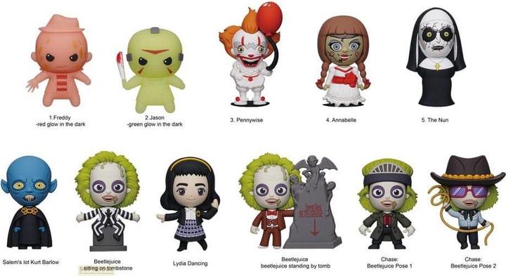 Monogram Int. Warner Brothers PVC-Taschenanhänger Horror Series 8 Display (24)