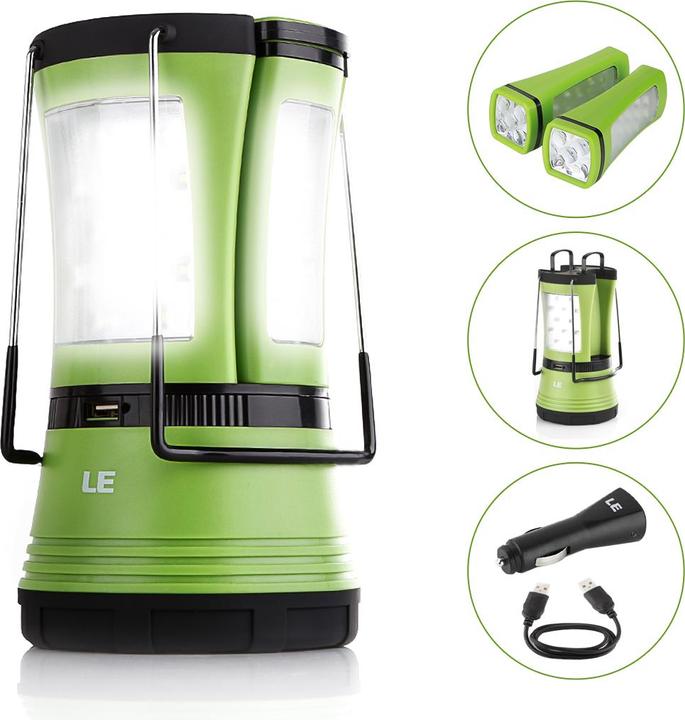 Actual product image Lepro LED Camping-Laterne 3-in-1
