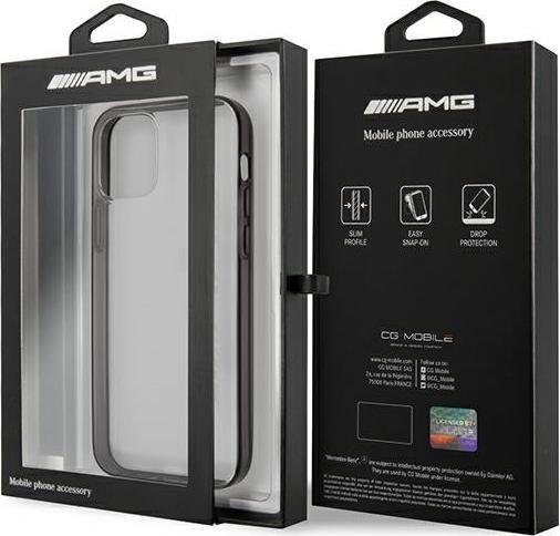 Image du produit Mercedes AMG AMHCP12LAESLBK iPhone 12 Pro Max étui rigide transparent peint en métal (Apple iPhone 12 Pro Max)