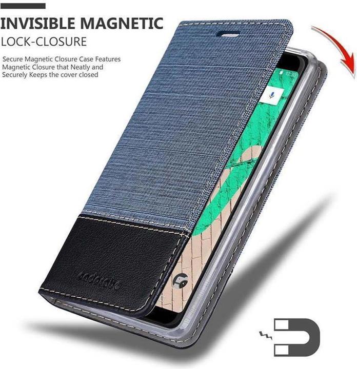 Image du produit Cadorabo Couverture look jeans Book (Wiko View Max)