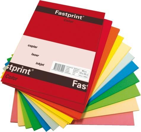 Produktbild Quantore 10 Farben A4 Papier 120 Gramm 100 Blatt 129430 (120 g/m², 100 x, A4)