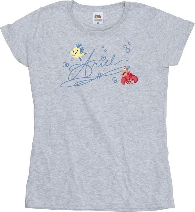 Actual product image Disney Womens/Ladies The Little Mermaid Ariel Cotton T-Shirt (XL)