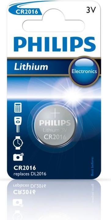Produktbild Philips Minicell (1) CR2016/01B (1 Stk., CR2016, 75 mAh)