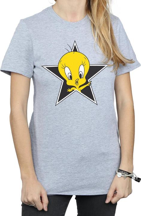 Immagine prodotto Looney Tunes Tweety Pie Star Maglietta Ampia Donna (3XL)