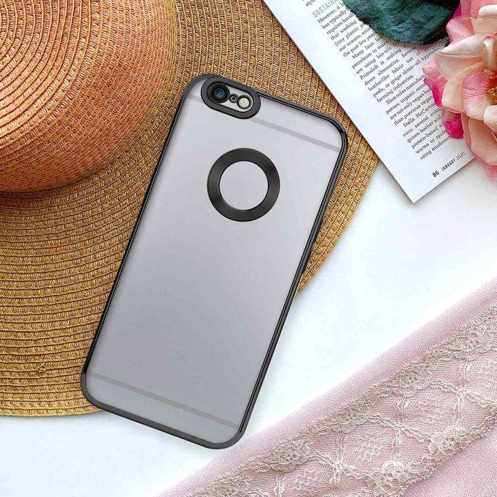 Produktbild Cadorabo TPU Hülle Chrome mit Kameraschutz für Apple iPhone 6 / 6S (Apple iPhone 6)