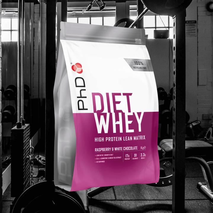 Actual product image PhD Nutrition Diet Whey (Raspberry, 1 pcs., 1000 g)