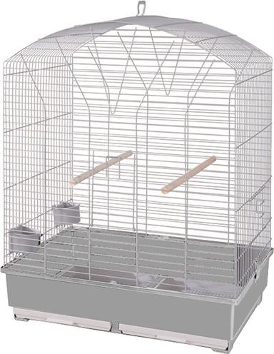Voltrega Vogelkooi 842 Wit / Grijs