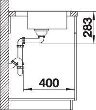 Produktbild Blanco Dana 45 (Aufsatzspülbecken, 48 cm, 50 cm)