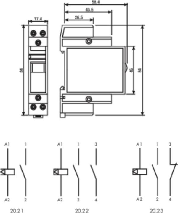 Immagine prodotto Finder Interruttore a impulsi