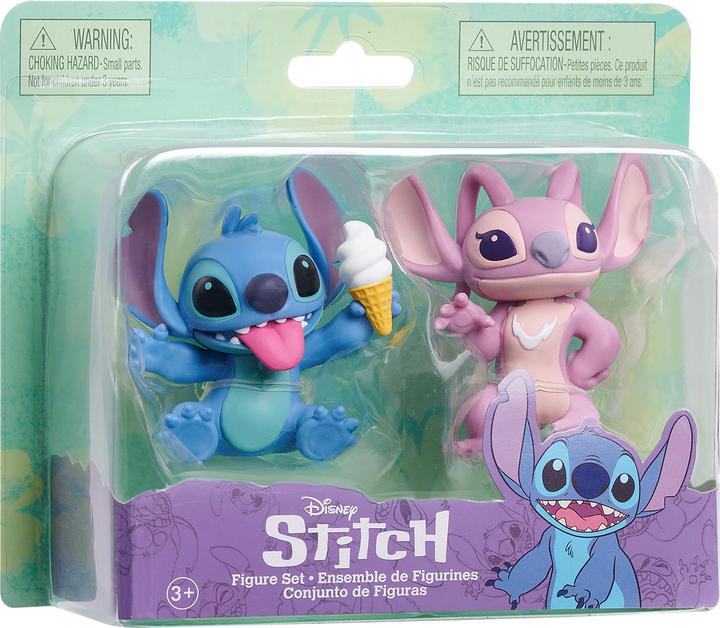 Actual product image Just Play Lilo & Stitch minifigures 2-pack Angel & Stitch 7 cm