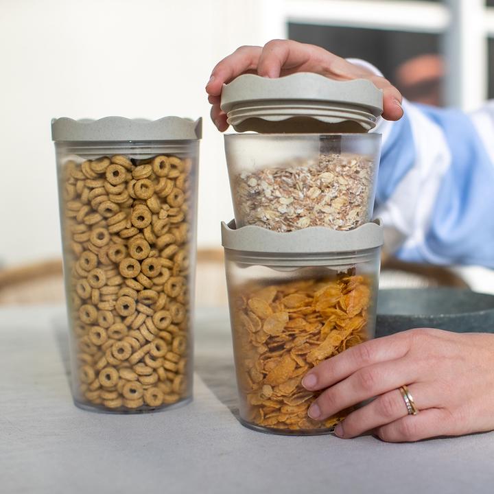 Actual product image Koziol Storage jars set of 3 PRINCE SET OSLO (1 l)