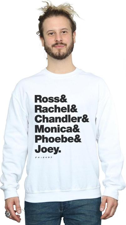 Produktbild Friends First Names Text Sweatshirt (4XL)