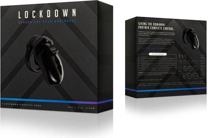 Actual product image Lockdown Keuschheitskäfig