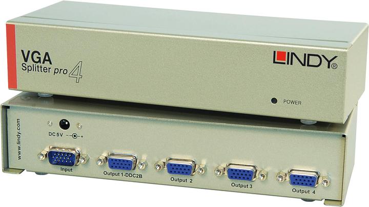 Produktbild Lindy VGA Splitter Pro 4