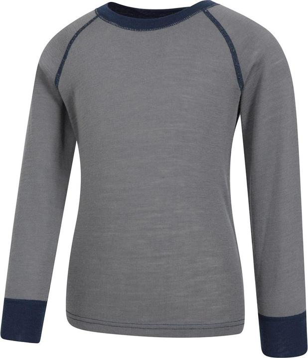 Immagine prodotto Mountain Warehouse Merino II Maglietta di Base Girocollo Bambini (128)