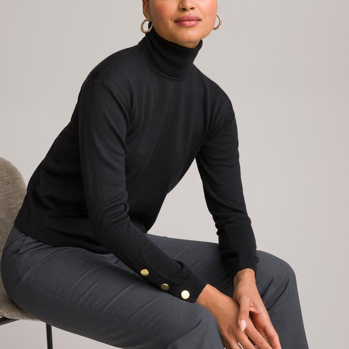 Actual product image Anne Weyburn Turtleneck jumper (W36/L38)