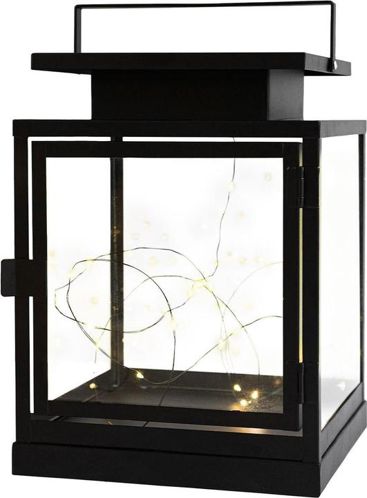 Actual product image Sirius Lantern Solar Lui, Black (20 x 20 x 28 cm, 1 x)