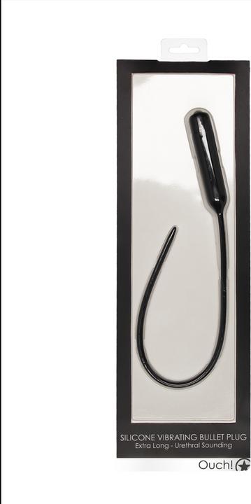 Image du produit Ouch! Silcone Vibrating Bullet Plug Extra Long - Son urétral