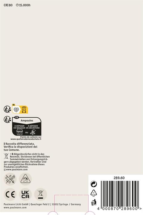 Immagine prodotto Paulmann Globo (E27, 9 W, 1055 lm, 1 x, E)