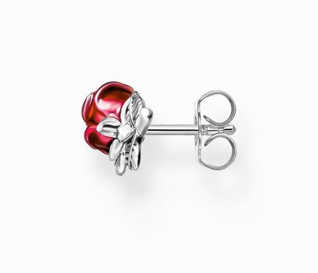 Produktbild Thomas Sabo Ohrstecker Roses Romance (925er Silber, Emaille)