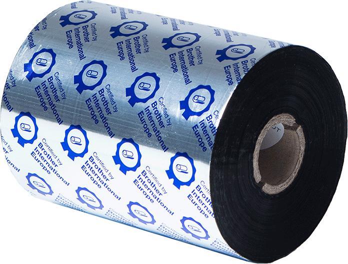 Actual product image Brother ribbon standard wax sold in 6-pack
